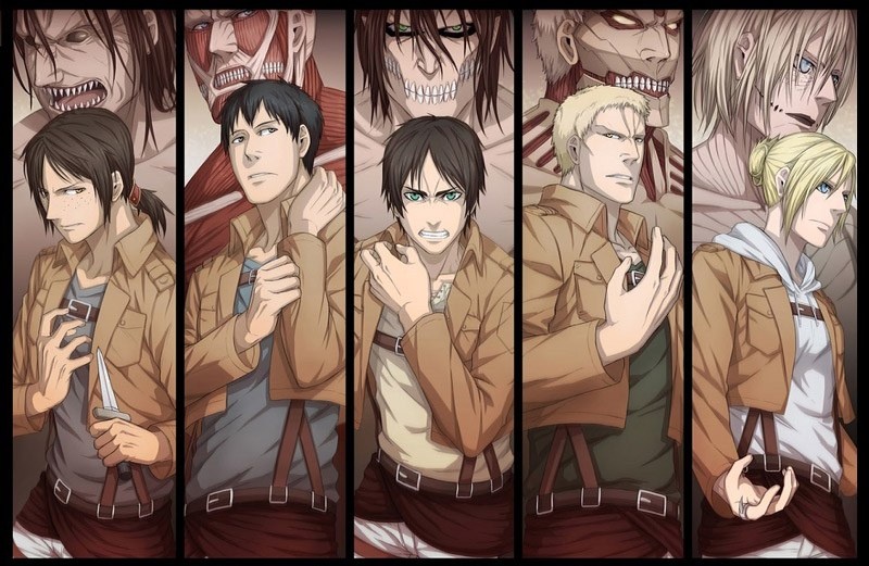 Các loại titan - 4 loại Titan nổi tiếng trong Attack on Titan