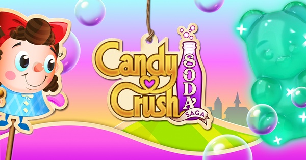 Tro choi cady Candy Crush Soda Saga 2D - Trò chơi kẹo ngọt