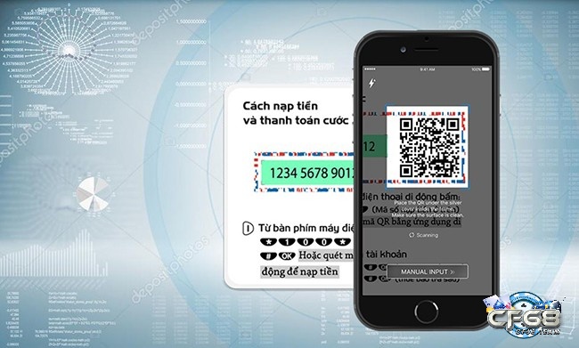 Cùng cf68 tìm hiểu cách nạp tiền bằng mã qr ngay thôi.
