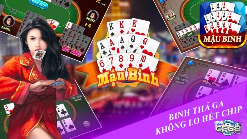 Mau binh mien nam là game chơi bài phổ biến
