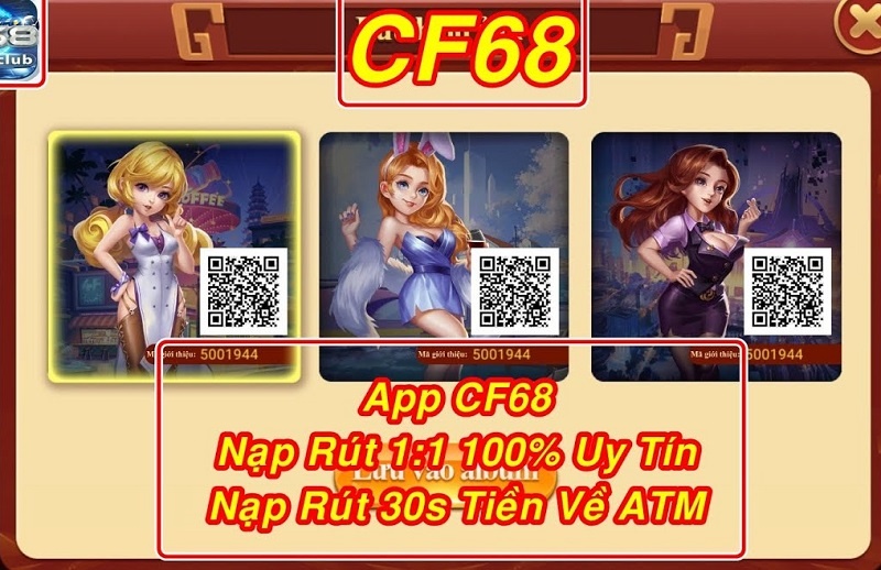 CF68 CF688 - nền tảng online cá cược chuyên nghiệp, uy tín
