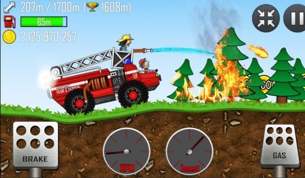 Choi hill climb racing - Quái xế leo đồi cực hot 100% miễn phí