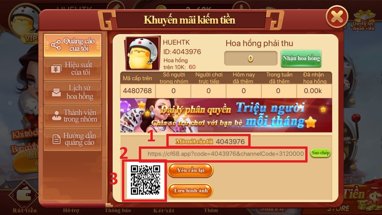 Tuyển ref là gì? Quyền lợi khi làm ref tại CF68 như thế nào?