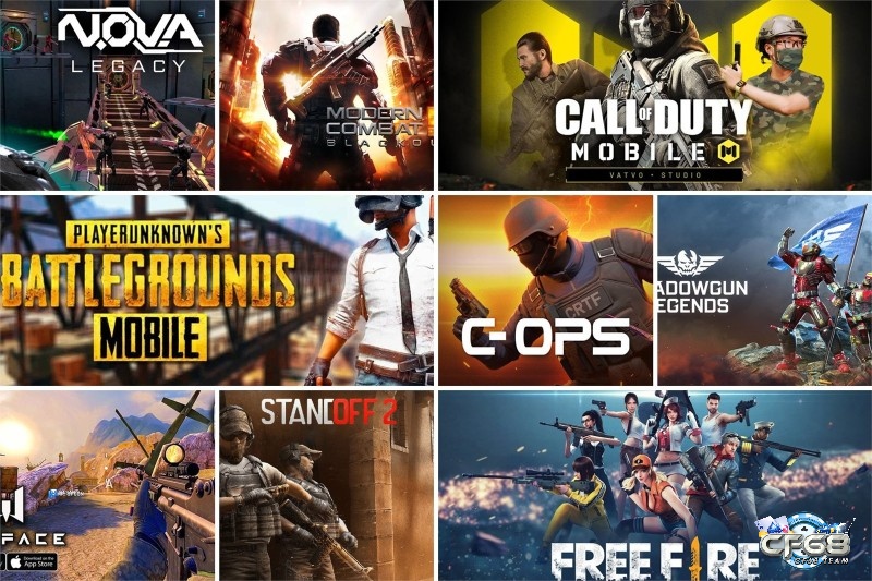 Game bắn súng mobile có đa dạng các thể loại