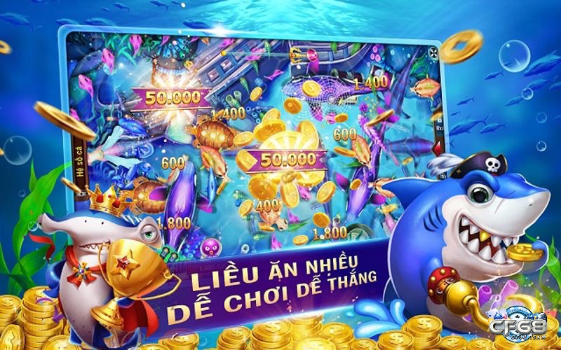 Giao diện sôi động của game bắn cá 3D với hàng loạt người chơi trực tuyến – minh chứng cho sức hút ngày càng tăng tại Việt Nam