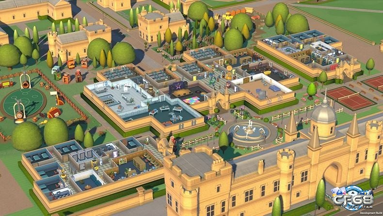 Game xây dựng và kinh doanh hay trên PC Two Point Campus