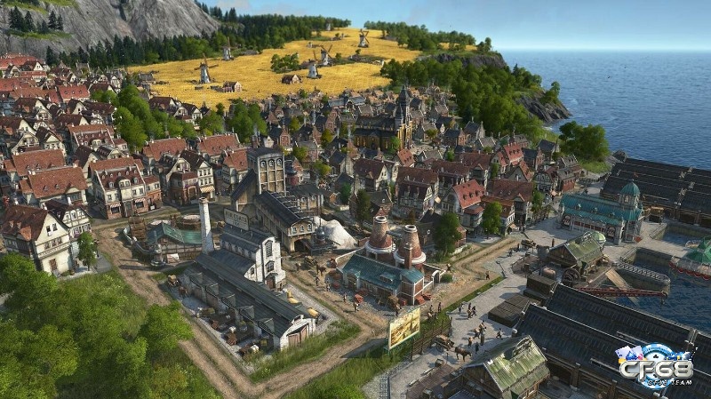 Game xây dựng và quản lý tài nguyên trên PC Anno 1800