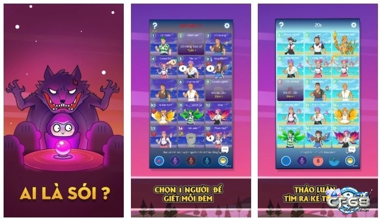 Tính năng nổi bật trong Game ma sói mobile