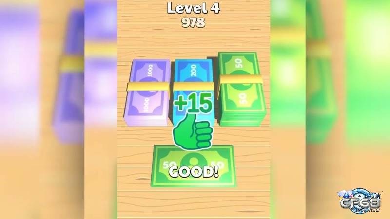 Game Money Buster có thiết kế đơn giản, ấn tượng