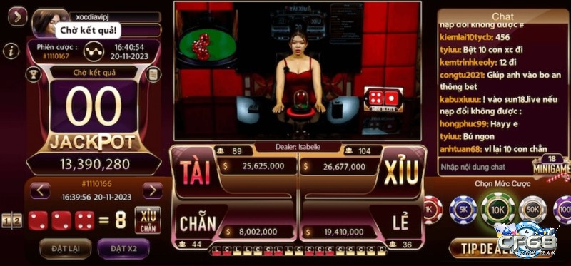 Giao diện ứng dụng soi cầu tài xỉu trên điện thoại di động với các tính năng nổi trội