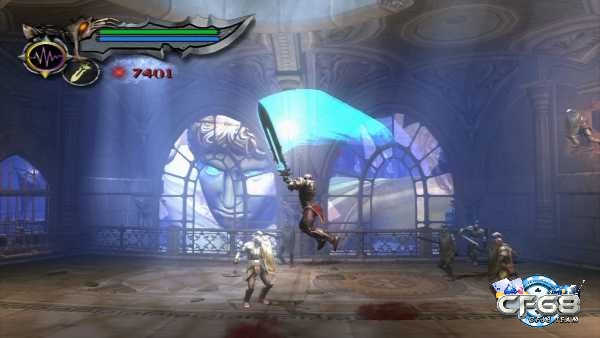 Game God of War II có lối chơi phiêu lưu kết hợp hành động tốc độ nhanh và kịch tính