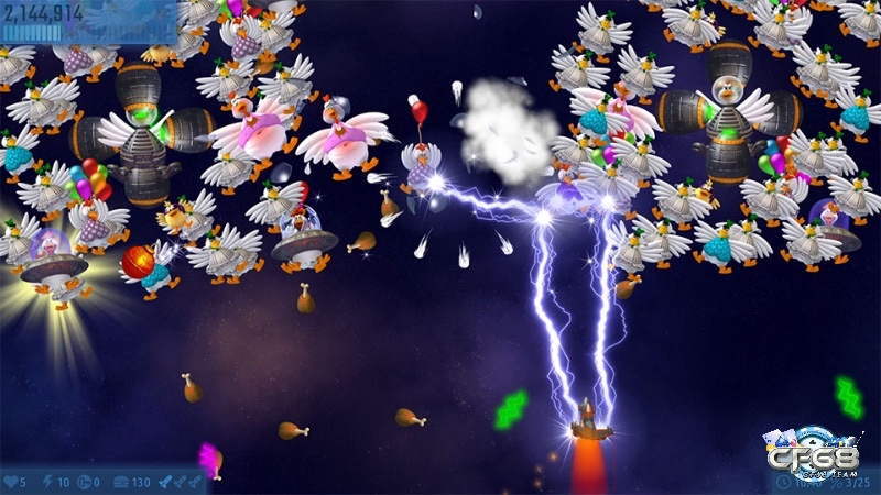 Cận cảnh đồ họa 3D sắc nét, hệ thống nhân vật phong phú và vũ khí trong Invaders Universe.