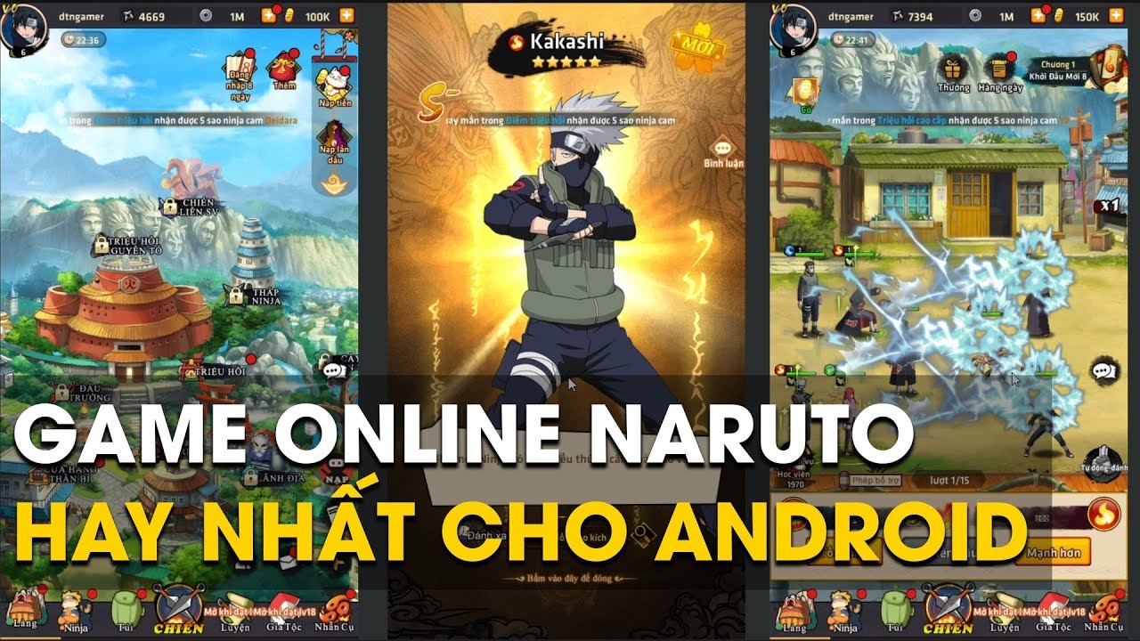 Game naruto online hay nhất và những trải nghiệm đỉnh cao