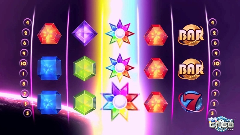 Game Starburst có cách chơi đơn giản với cược linh hoạt, quay spin hoặc tự động và thắng khi biểu tượng xuất hiện theo cả hai chiều
