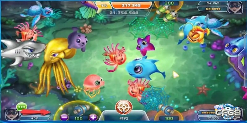 FishingJoy phiên bản chơi game bắn cá web đa dạng các loại cá kinh điển, trò chơi hấp dẫn