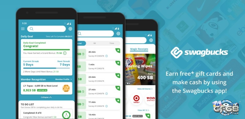 Swagbucks – Ứng dụng quốc tế, uy tín toàn cầu