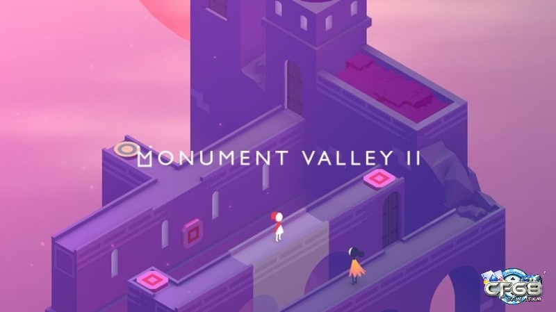Monument Valley nổi tiếng với đồ họa geometric tuyệt đẹp và gameplay puzzle sáng tạo